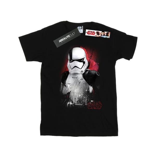 Star Wars Boys The Last Jedi Stormtrooper Brushed T-Shirt