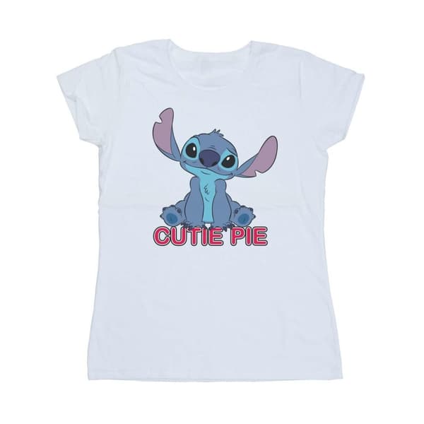 Disney Womens/Ladies Lilo And Stitch Stitch Cutie Pie Cotton T-Shirt