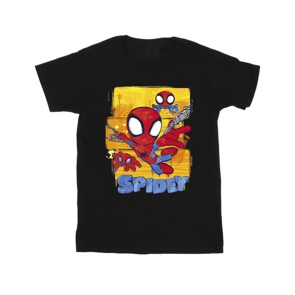Marvel Boys Spidey And His Amazing Friends Flying T-Shirt