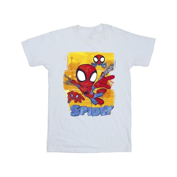 Marvel Boys Spidey And His Amazing Friends Flying T-Shirt
