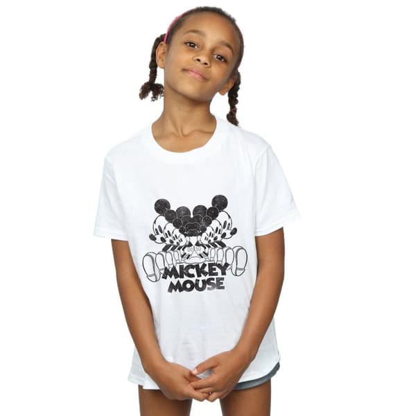 Disney T-shirt i bomull med Musse Pigg-speglar för flickor