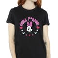 Miniatyrbilde 3 av 4: Disney Womens/Ladies Minnie Mouse Girl Power Cotton Boyfriend T-Shirt