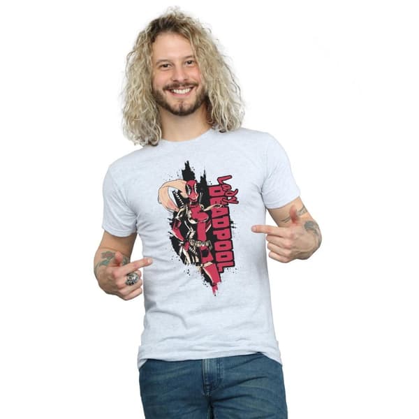 Marvel Mens Deadpool Lady Deadpool T-shirt