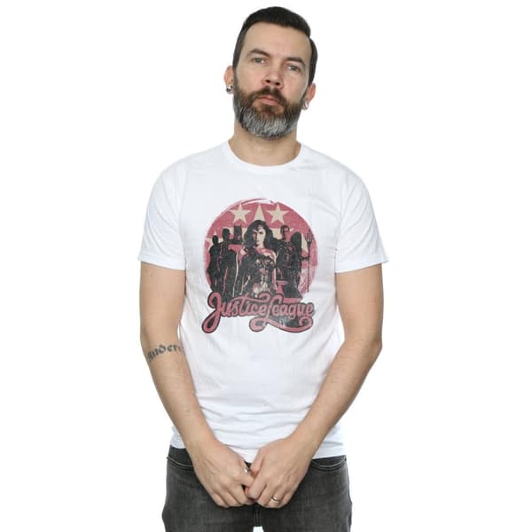 DC Comics Mens Justice League Movie Group Pose T-Shirt