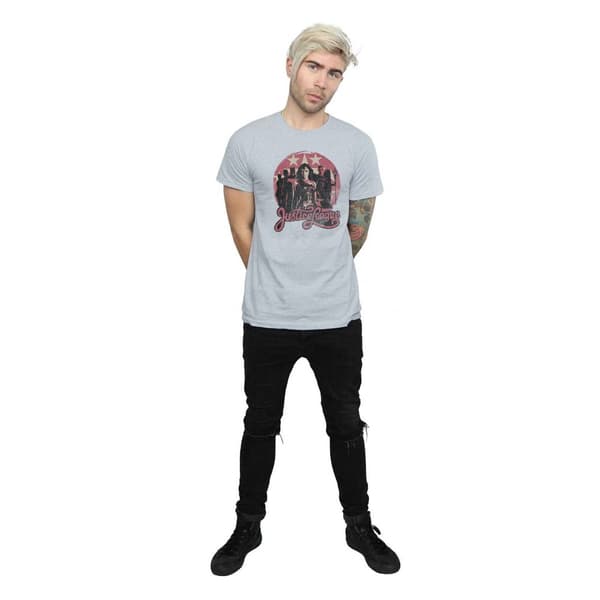 DC Comics Mens Justice League Movie Group Pose T-Shirt