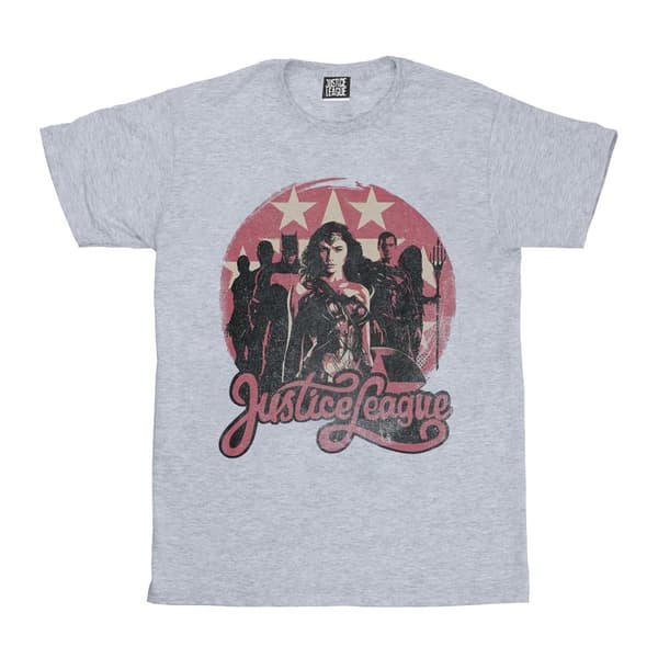 DC Comics Mens Justice League Movie Group Pose T-Shirt