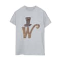 Miniatyrbild 1 av 4: Willy Wonka Dam/kvinnor W Logo Hat Boyfriend T-shirt i bomull