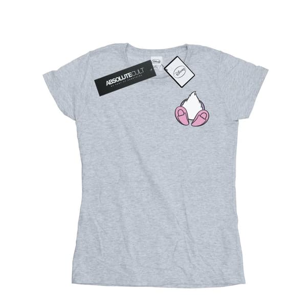 Disney Womens/Ladies Daisy Duck Backside Breast Print Cotton T-Shirt