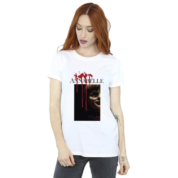Annabelle Womens/Ladies Peep Poster Cotton Boyfriend T-Shirt
