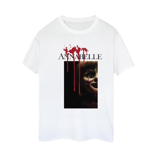 Annabelle Womens/Ladies Peep Poster Cotton Boyfriend T-Shirt