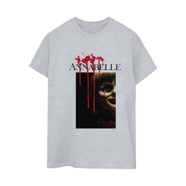 Annabelle Womens/Ladies Peep Poster Cotton Boyfriend T-Shirt