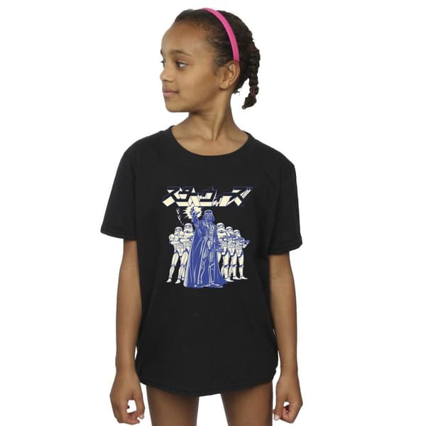Star Wars Girls Japanese Darth Cotton T-Shirt