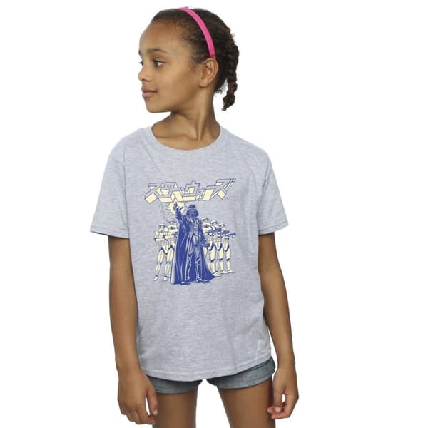 Star Wars Girls Japanese Darth Cotton T-Shirt