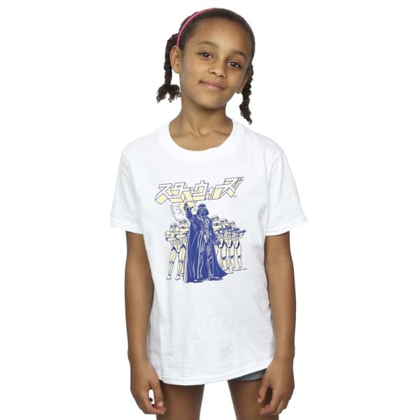 Star Wars Girls Japanese Darth Cotton T-Shirt