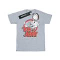 Pikkukuva 1 / 3: Tom And Jerry Womens/Ladies Distressed Logo Cotton Boyfriend T-Shirt