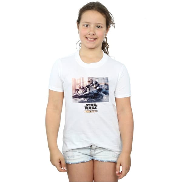 Star Wars Mandalorian Scout Troopers bomulls-T-shirt för flickor