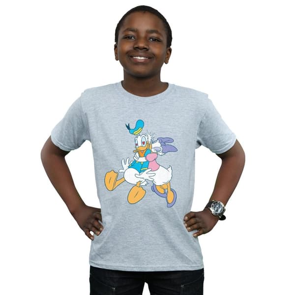 Disney Boys Donald And Daisy Duck Kiss T-Shirt