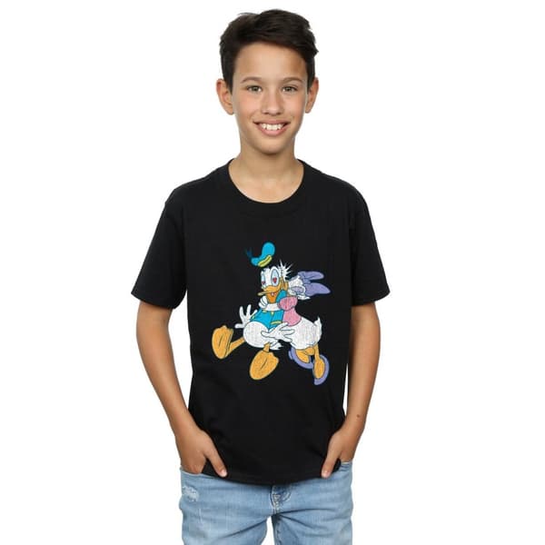 Disney Boys Donald And Daisy Duck Kiss T-Shirt