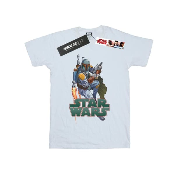 Star Wars Boys Boba Fett Fired Up T-Shirt