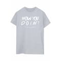 Miniatyrbillede 1 af 3: Friends Womens/Ladies How You Doin? Cotton Boyfriend T-Shirt