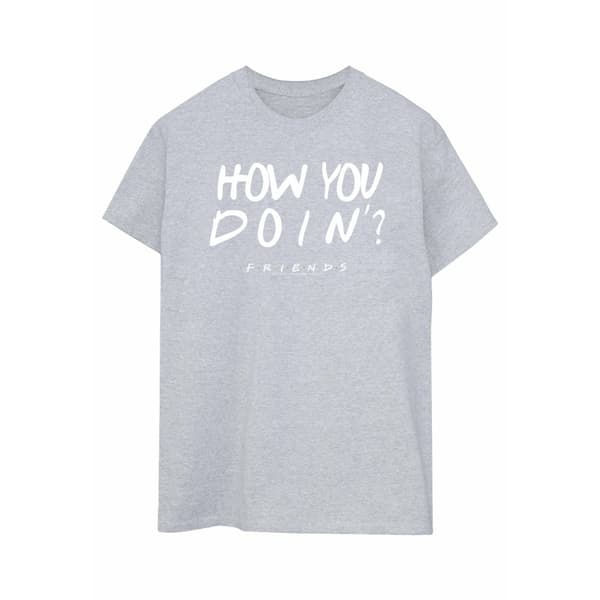 Friends Womens/Ladies How You Doin? Cotton Boyfriend T-Shirt