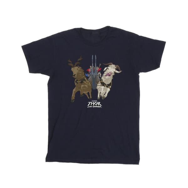 Marvel Boys Thor Love And Thunder Viking Ship T-Shirt