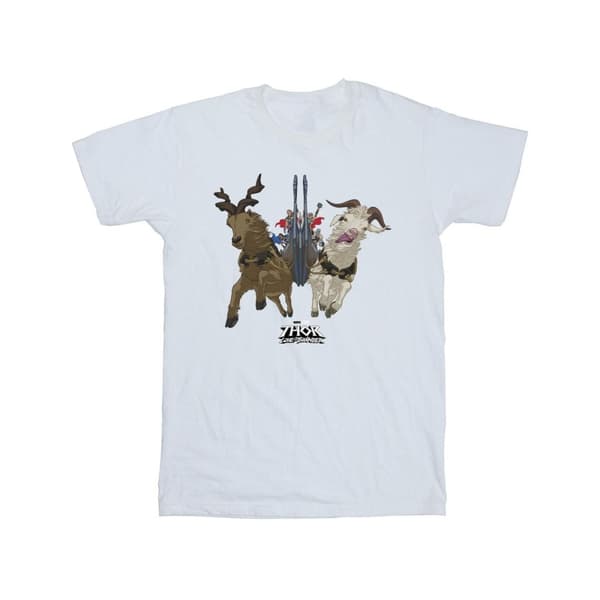 Marvel Boys Thor Love And Thunder Viking Ship T-Shirt