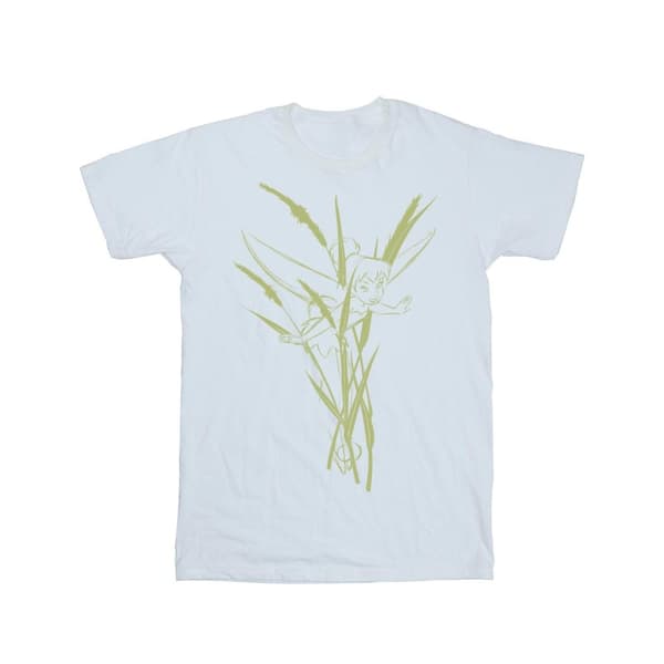 Disney Womens/Ladies Tinkerbell Nature Cotton Boyfriend T-Shirt
