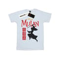 Miniatyrbild 1 av 3: Disney Dam/Lady Mulan Movie Warrior Silhouette Boyfriend T-shirt i bomull