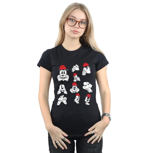 Disney Dam/Tjej Minnie Mickey Photo Poses - T-shirt i bomull