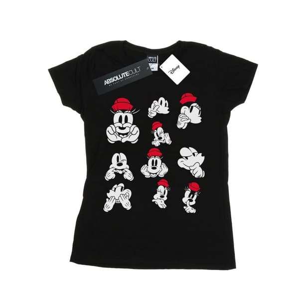 Disney Dam/Tjej Minnie Mickey Photo Poses - T-shirt i bomull