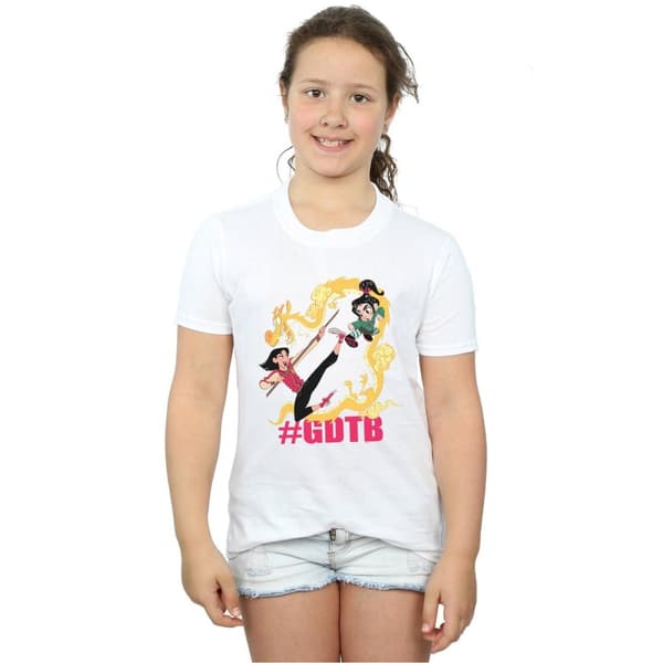 Disney Girls Wreck It Ralph Mulan And Vanellope Cotton T-Shirt