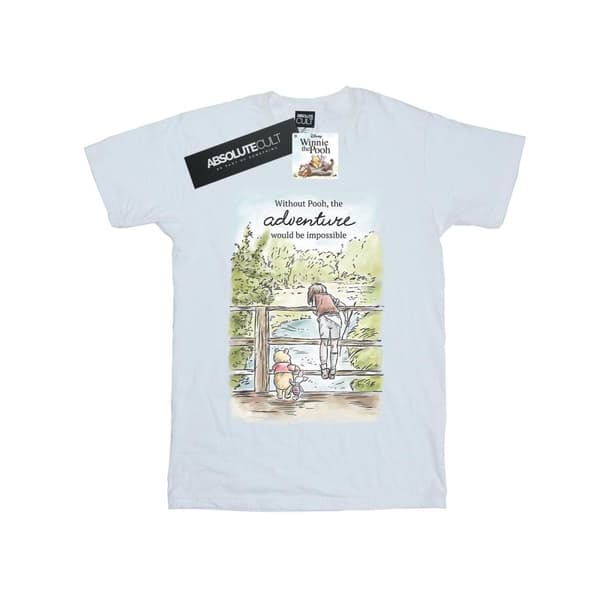 Disney Womens/Ladies Winnie The Pooh Adventure Cotton Boyfriend T-Shirt