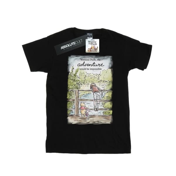 Disney Womens/Ladies Winnie The Pooh Adventure Cotton Boyfriend T-Shirt