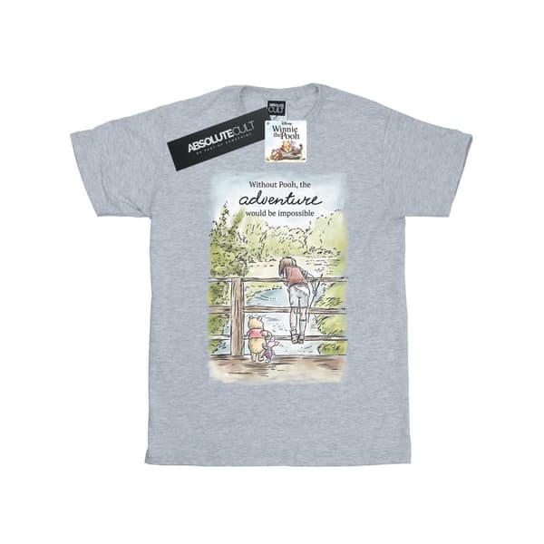 Disney Womens/Ladies Winnie The Pooh Adventure Cotton Boyfriend T-Shirt