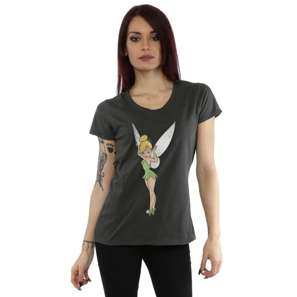 Disney Womens/Ladies Classic Tinkerbell Cotton T-Shirt