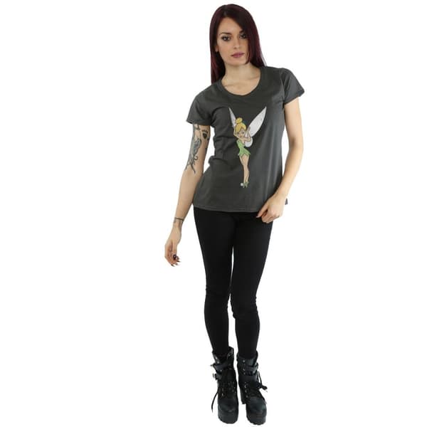 Disney Womens/Ladies Classic Tinkerbell Cotton T-Shirt