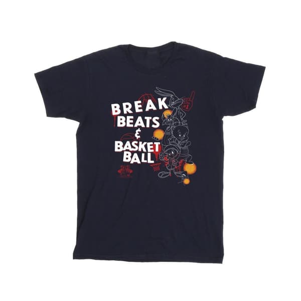 Space Jam: A New Legacy Girls Break Beats & Basketball Cotton T-Shirt