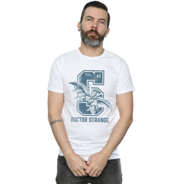 Marvel Mens Doctor Strange Collegiate T-Shirt