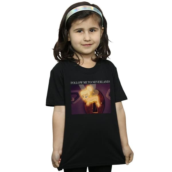 Disney Girls Tinker Bell Follow Me Cotton T-Shirt
