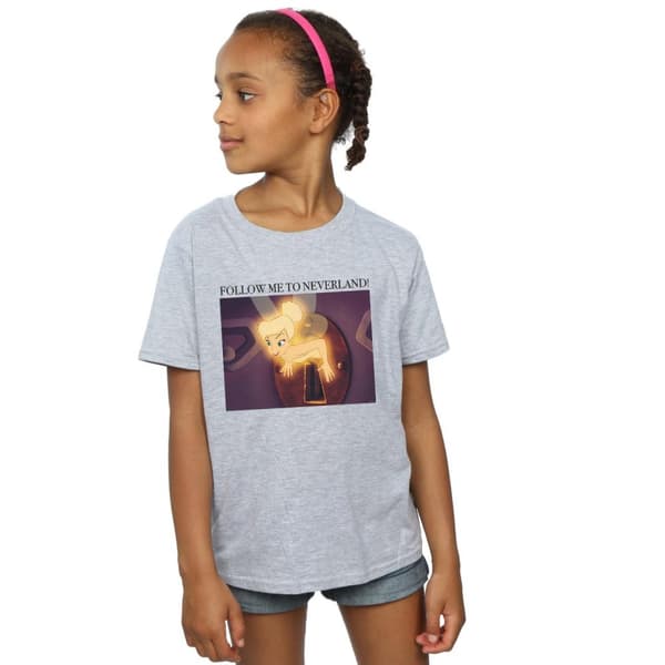Disney Girls Tinker Bell Follow Me Cotton T-Shirt