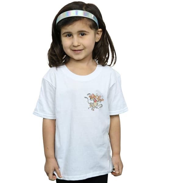 Tom And Jerry Frankenstein Jerry T-shirt i bomull för flickor