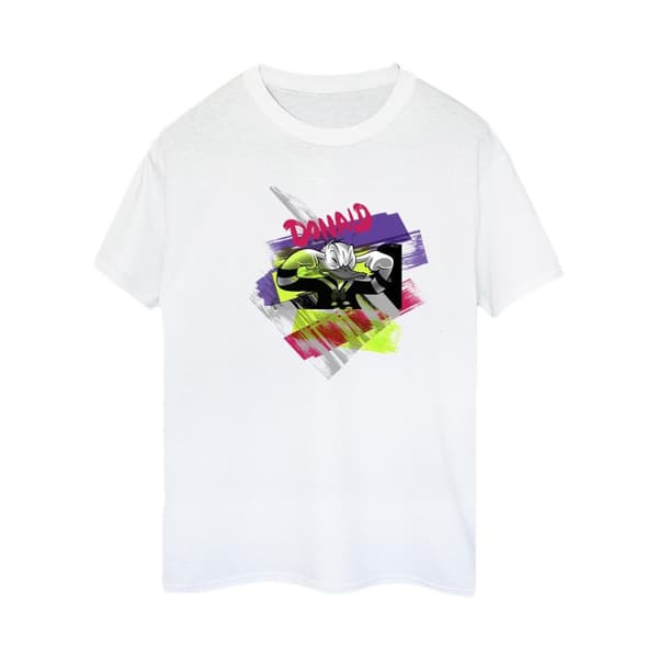 Disney Dam/Tjej Donald Duck Öronpropp Bright Bomull Boyfriend T-shirt