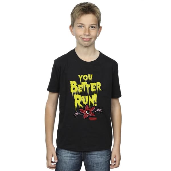 Netflix Boys Stranger Things You Better Run T-Shirt