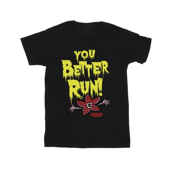 Netflix Boys Stranger Things You Better Run T-Shirt