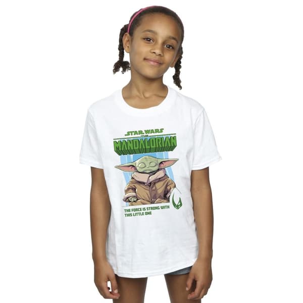Star Wars Girls The Mandalorian The Force Is Strong Cotton T-Shirt