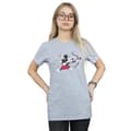 Miniatyrbillede 2 af 3: Disney Womens/Ladies Mickey Mouse Love Cherub Cotton Boyfriend T-Shirt
