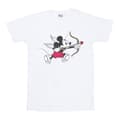 Miniatyrbillede 1 af 4: Disney Womens/Ladies Mickey Mouse Love Cherub Cotton Boyfriend T-Shirt
