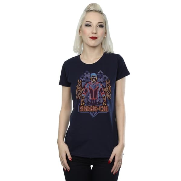 Marvel Womens/Ladies Shang-Chi And The Legend Of The Ten Rings Neon Cotton T-Shirt