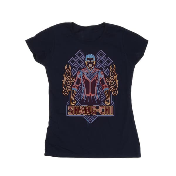 Marvel Womens/Ladies Shang-Chi And The Legend Of The Ten Rings Neon Cotton T-Shirt